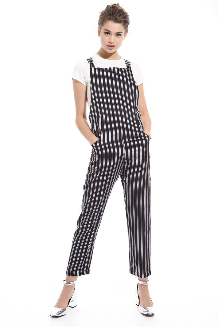 Salopette lunga in twill Intrend Salopette lunga in twill Intrend