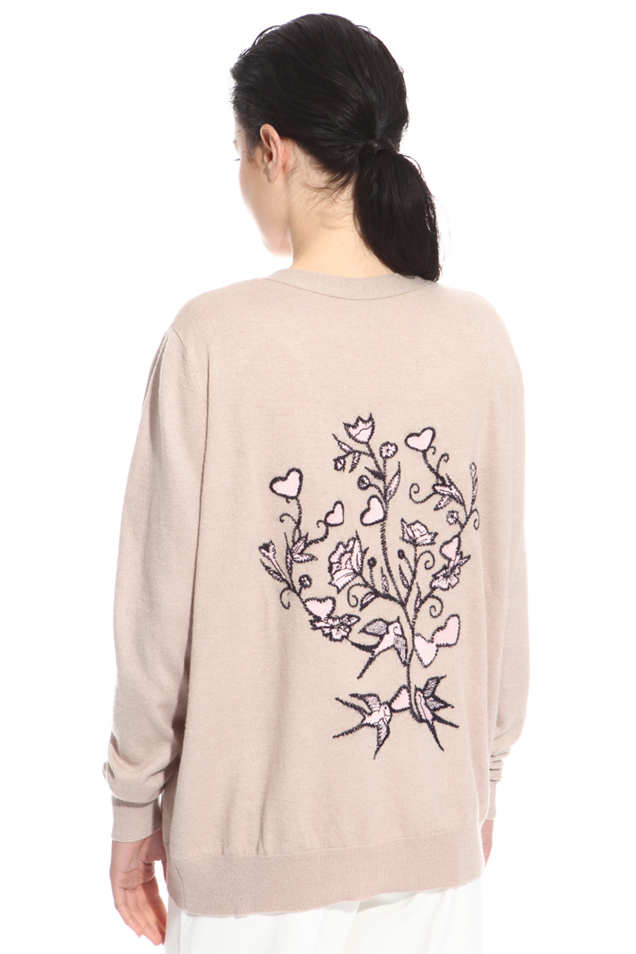 Cardigan con ricami floreali Intrend Cardigan con ricami floreali Intrend