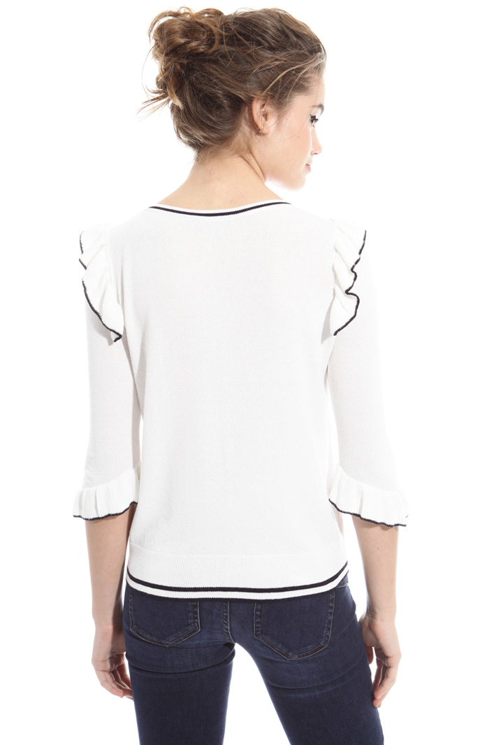 Maglia in viscosa con ruches Intrend Maglia in viscosa con ruches Intrend