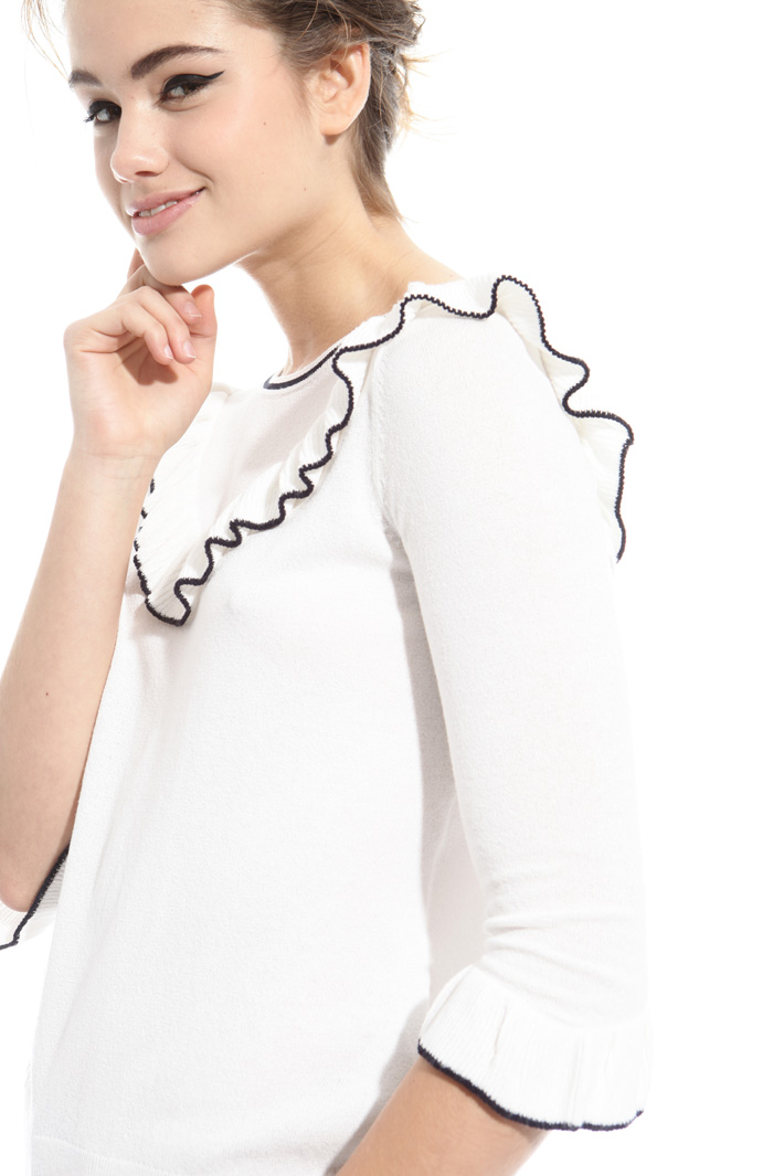 Maglia in viscosa con ruches Intrend Maglia in viscosa con ruches Intrend