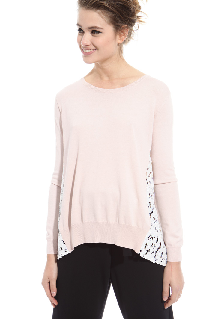 Maglia con inserti in pizzo Intrend Maglia con inserti in pizzo Intrend