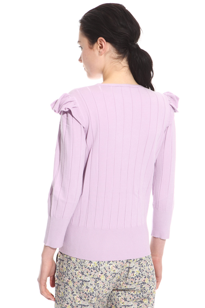Maglia con volant sulle spalle Intrend Maglia con volant sulle spalle Intrend