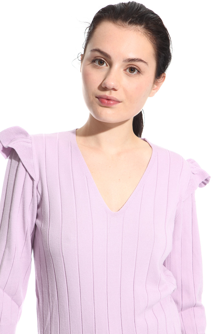 Maglia con volant sulle spalle Intrend Maglia con volant sulle spalle Intrend