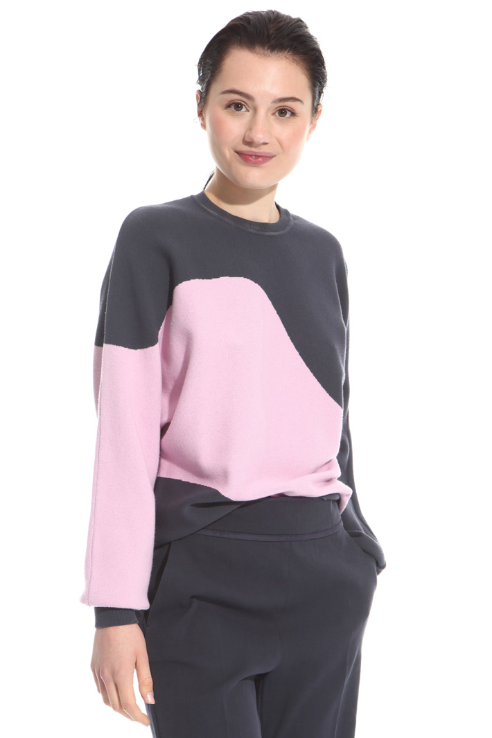 Maglia a blocchi di colore Intrend Maglia a blocchi di colore Intrend