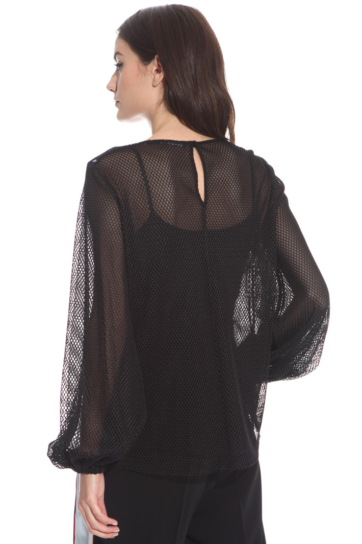 Blusa in tessuto a rete Intrend Blusa in tessuto a rete Intrend