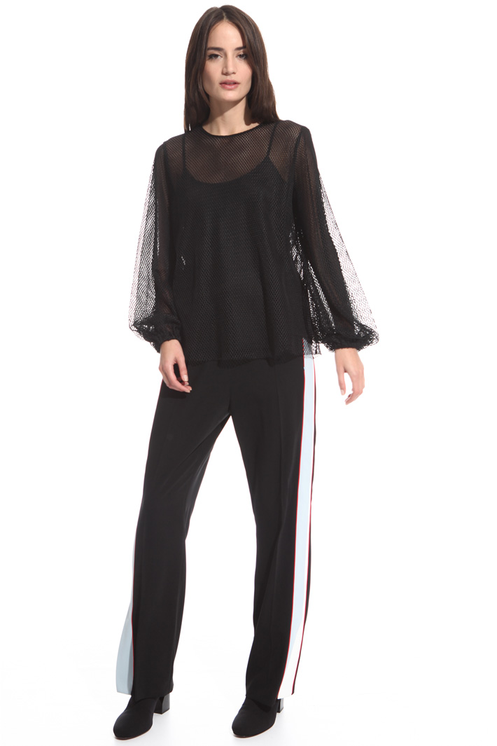 Blusa in tessuto a rete Intrend Blusa in tessuto a rete Intrend