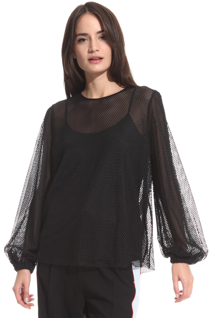 Blusa in tessuto a rete Intrend Blusa in tessuto a rete Intrend