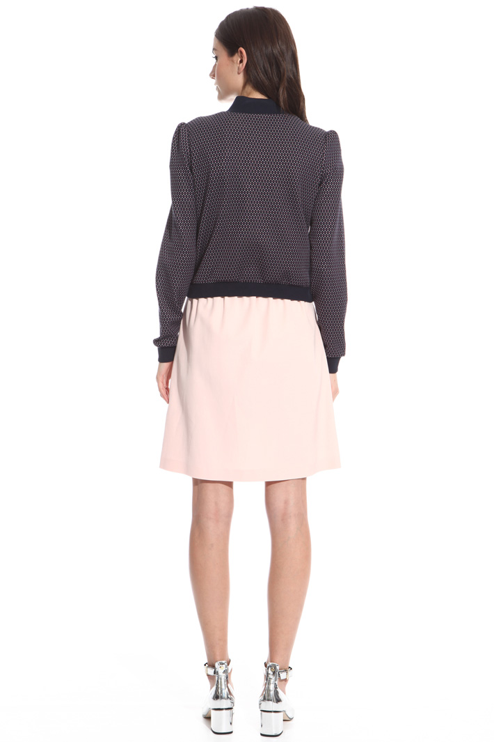 Bomber in jersey jacquard Intrend Bomber in jersey jacquard Intrend
