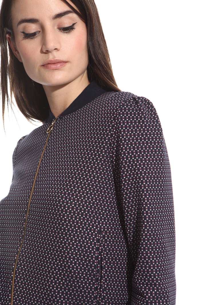 Bomber in jersey jacquard Intrend Bomber in jersey jacquard Intrend