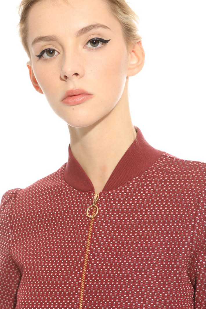Bomber in jersey jacquard Intrend Bomber in jersey jacquard Intrend