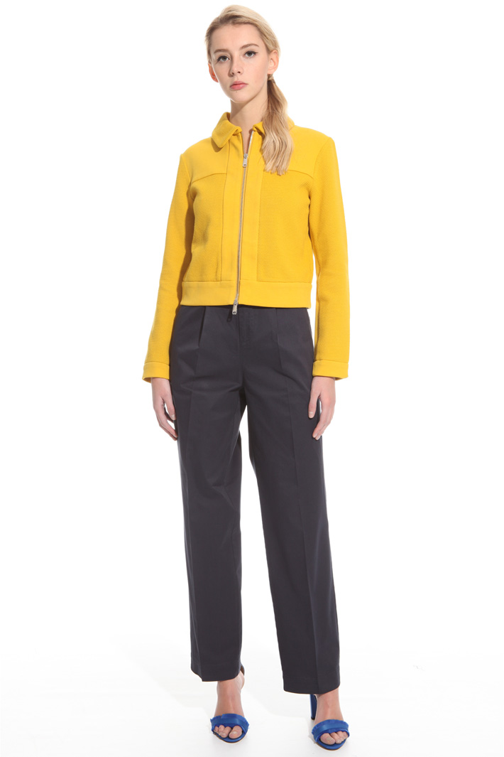 Giacca in jersey piquet Intrend Giacca in jersey piquet Intrend