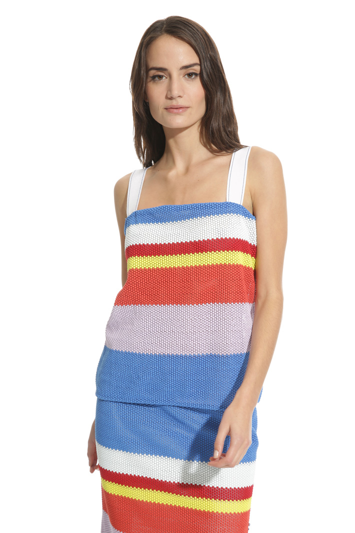 Top in tessuto crochet Intrend Top in tessuto crochet Intrend
