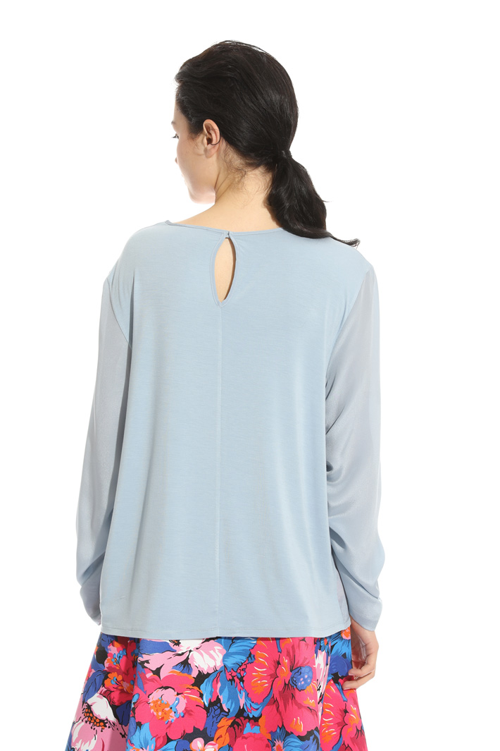 Blusa in mix di materiali Intrend Blusa in mix di materiali Intrend