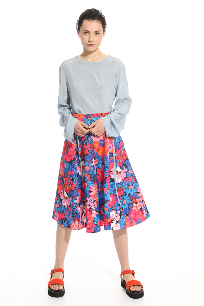 Blusa in mix di materiali Intrend Blusa in mix di materiali Intrend