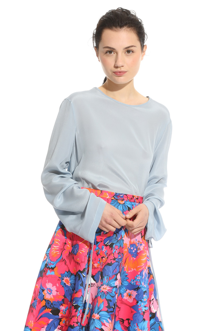 Blusa in mix di materiali Intrend Blusa in mix di materiali Intrend