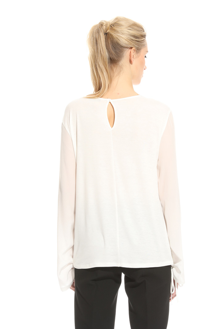 Blusa in mix di materiali Intrend Blusa in mix di materiali Intrend