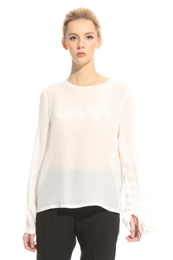 Blusa in mix di materiali Intrend Blusa in mix di materiali Intrend