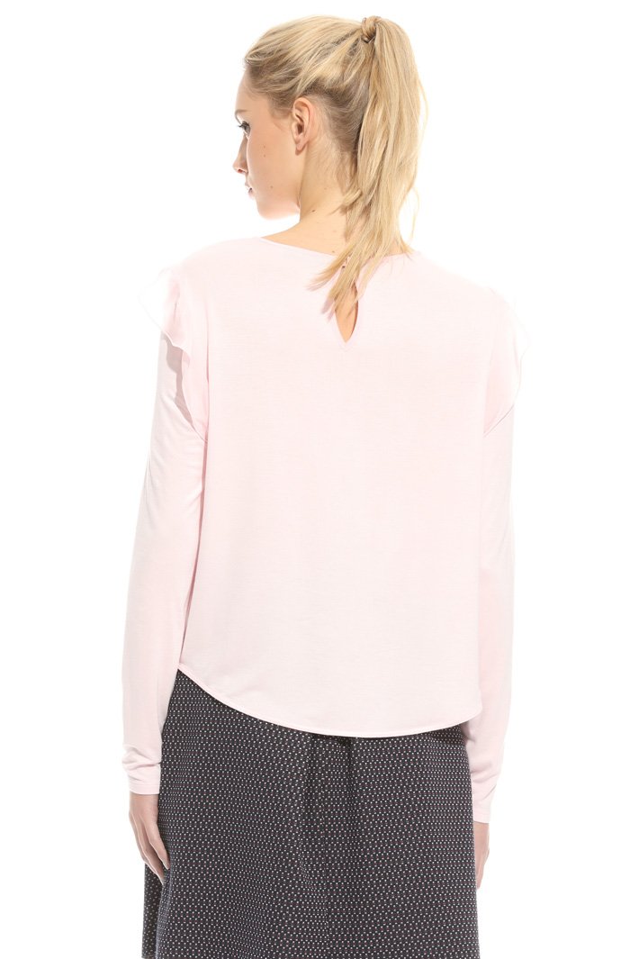 Jersey and crepe top Intrend Jersey and crepe top Intrend