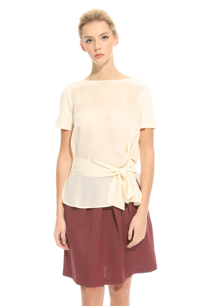Top in jersey e crepe Intrend Top in jersey e crepe Intrend