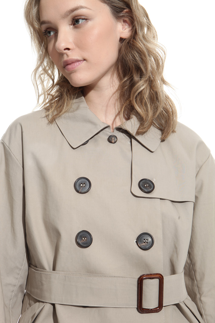 Cotton canvas trench Intrend Cotton canvas trench Intrend