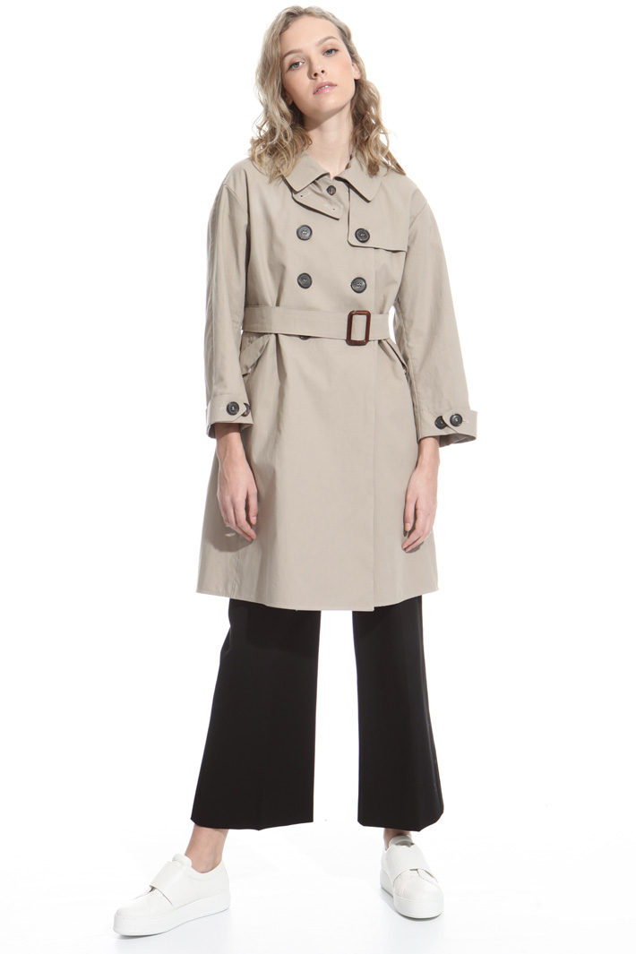 Cotton canvas trench Intrend Cotton canvas trench Intrend