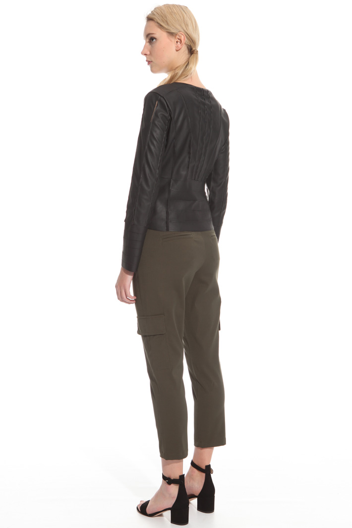 Fitted leatherette jacket Intrend Fitted leatherette jacket Intrend