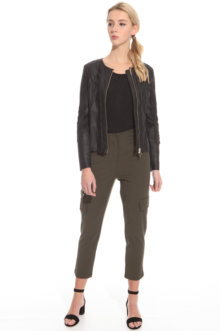 Fitted leatherette jacket Intrend Fitted leatherette jacket Intrend