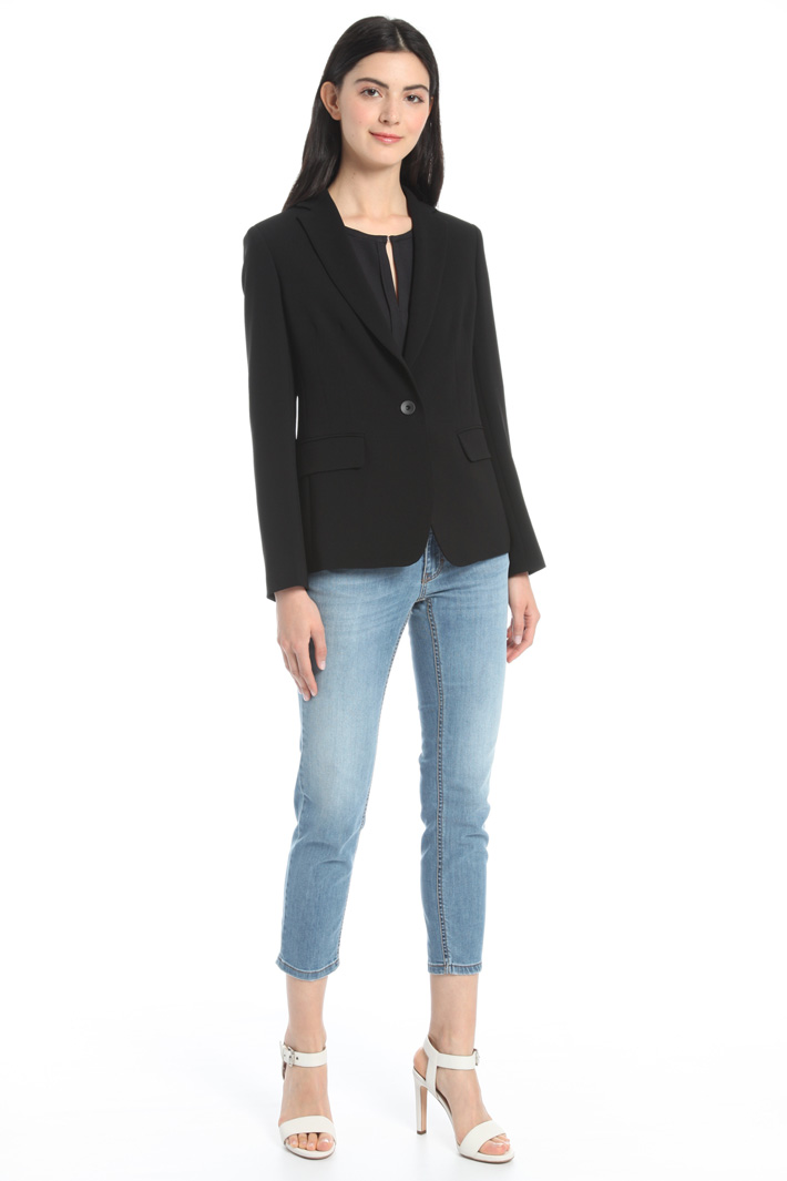 Blazer aderente in acetato Intrend Blazer aderente in acetato Intrend