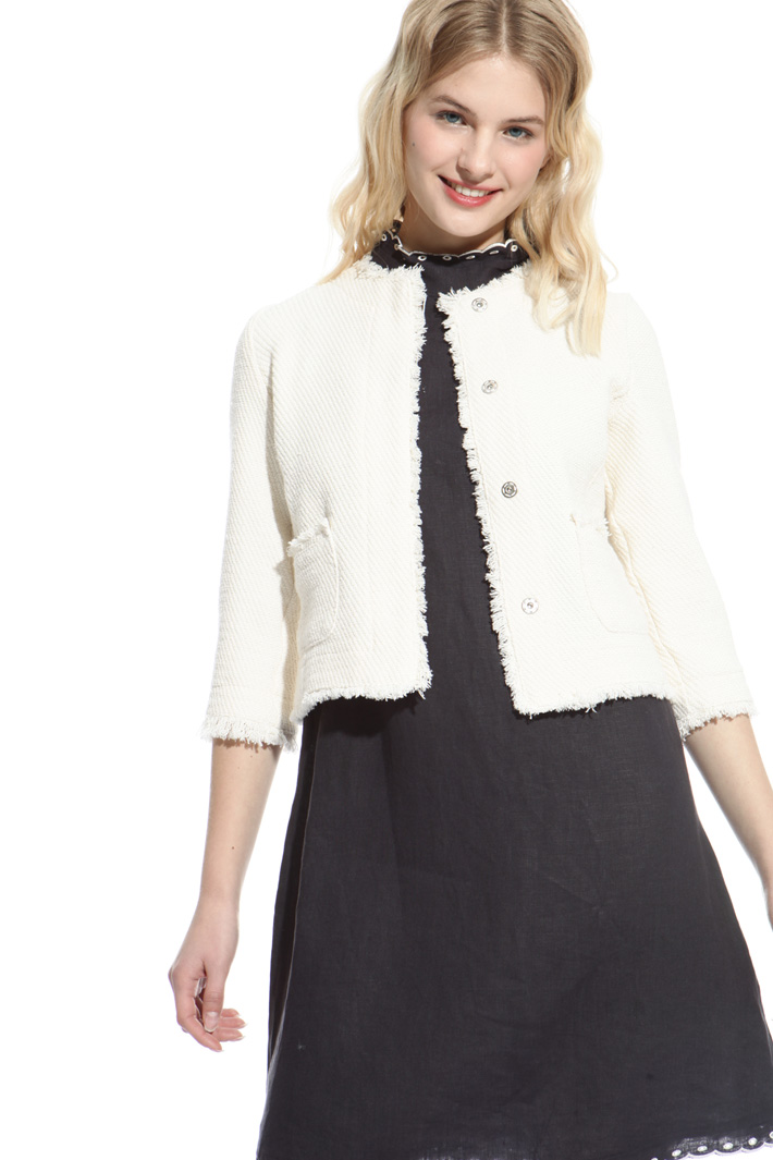 Jacket in knitted fabric Intrend Jacket in knitted fabric Intrend