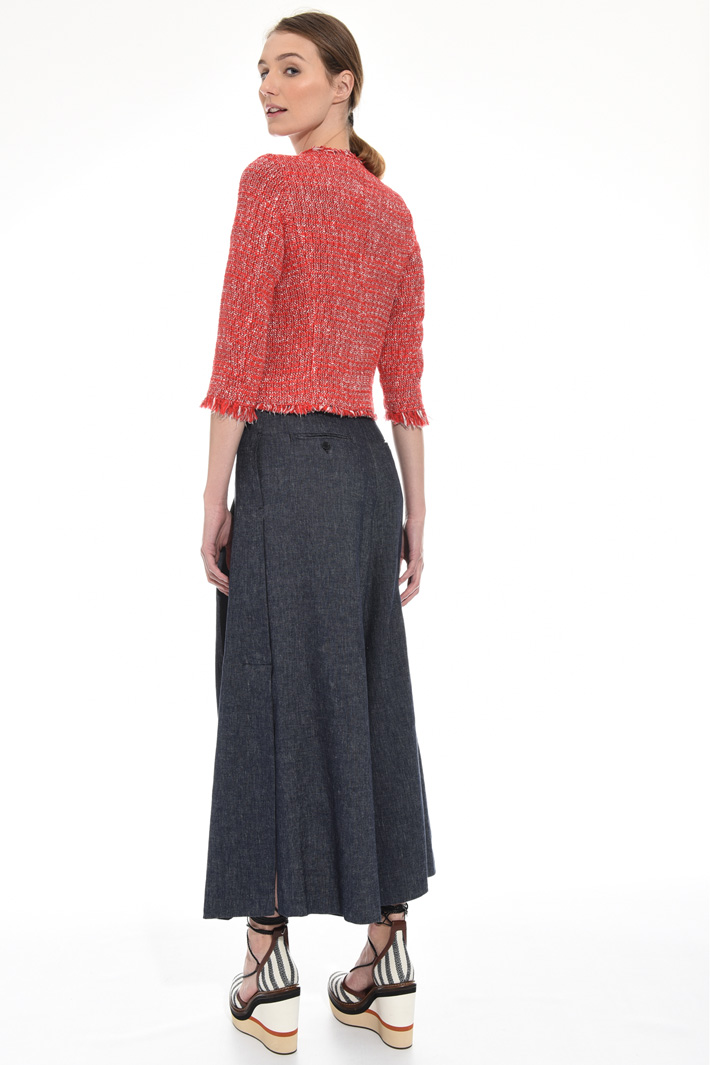 Jacket in knitted fabric Intrend Jacket in knitted fabric Intrend