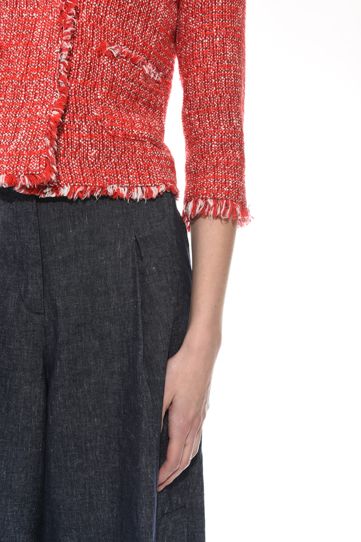 Jacket in knitted fabric Intrend Jacket in knitted fabric Intrend