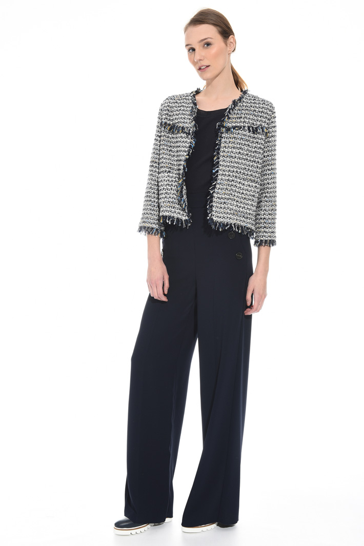Knitted fabric jacket Intrend Knitted fabric jacket Intrend