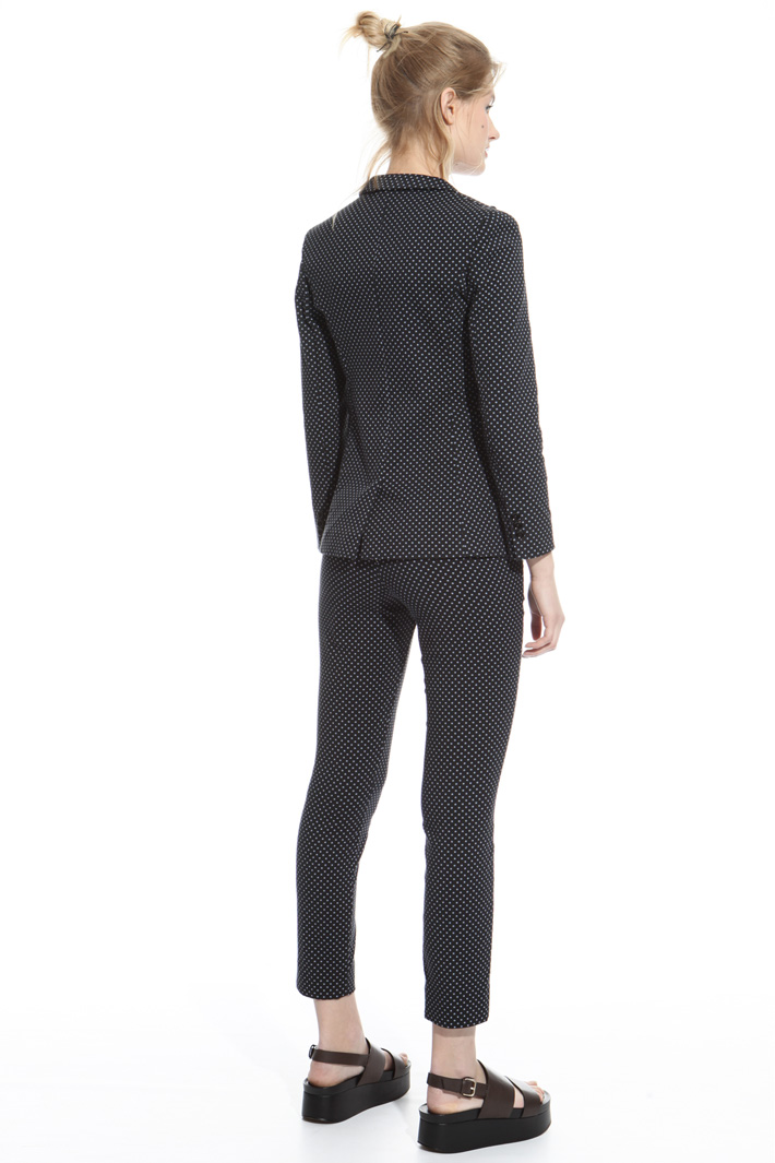 Cotton jacquard blazer Intrend Cotton jacquard blazer Intrend