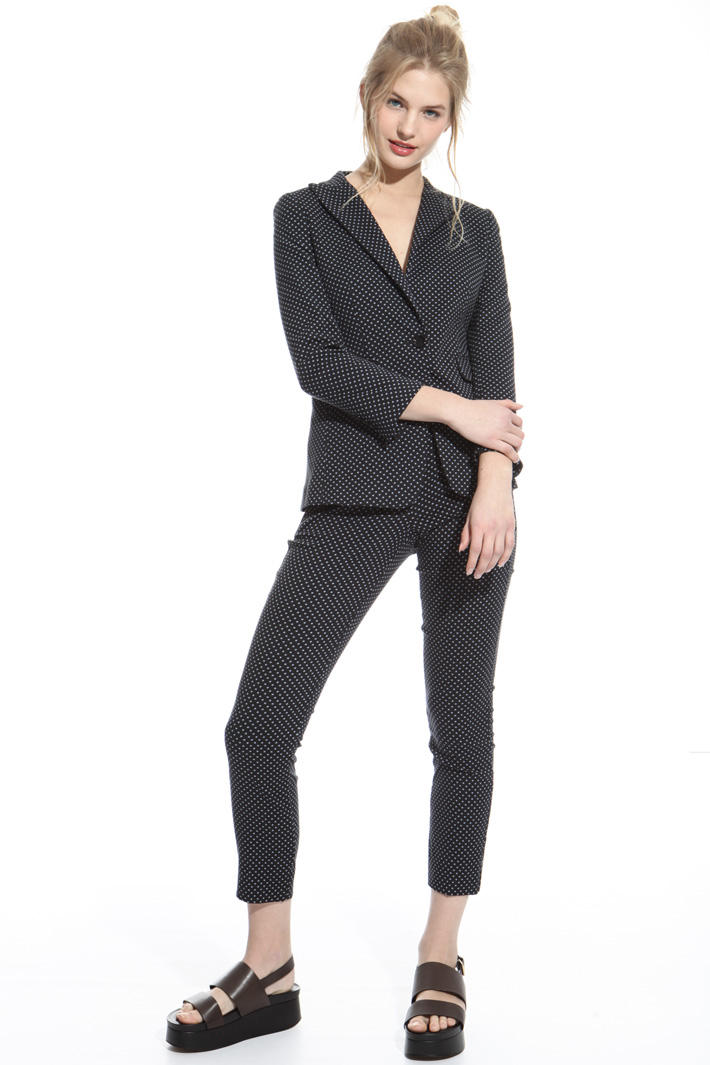 Cotton jacquard blazer Intrend Cotton jacquard blazer Intrend