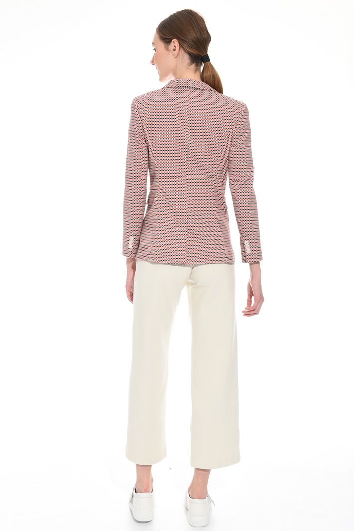 Cotton jacquard blazer Intrend Cotton jacquard blazer Intrend