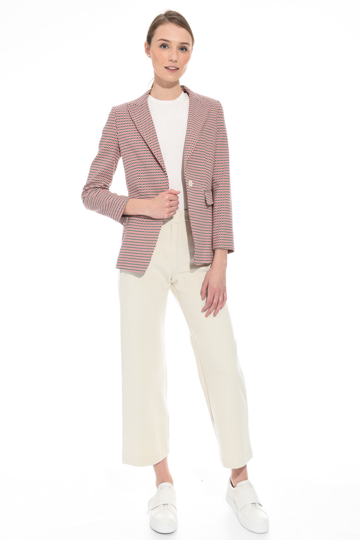 Cotton jacquard blazer Intrend Cotton jacquard blazer Intrend