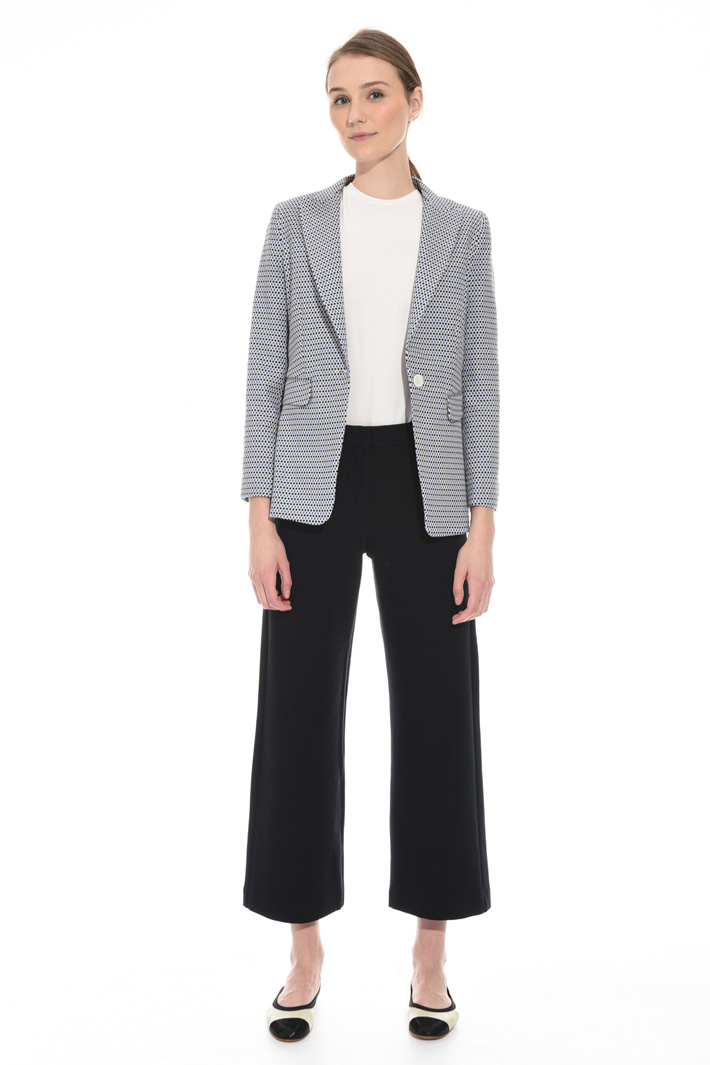 Cotton jacquard blazer Intrend Cotton jacquard blazer Intrend