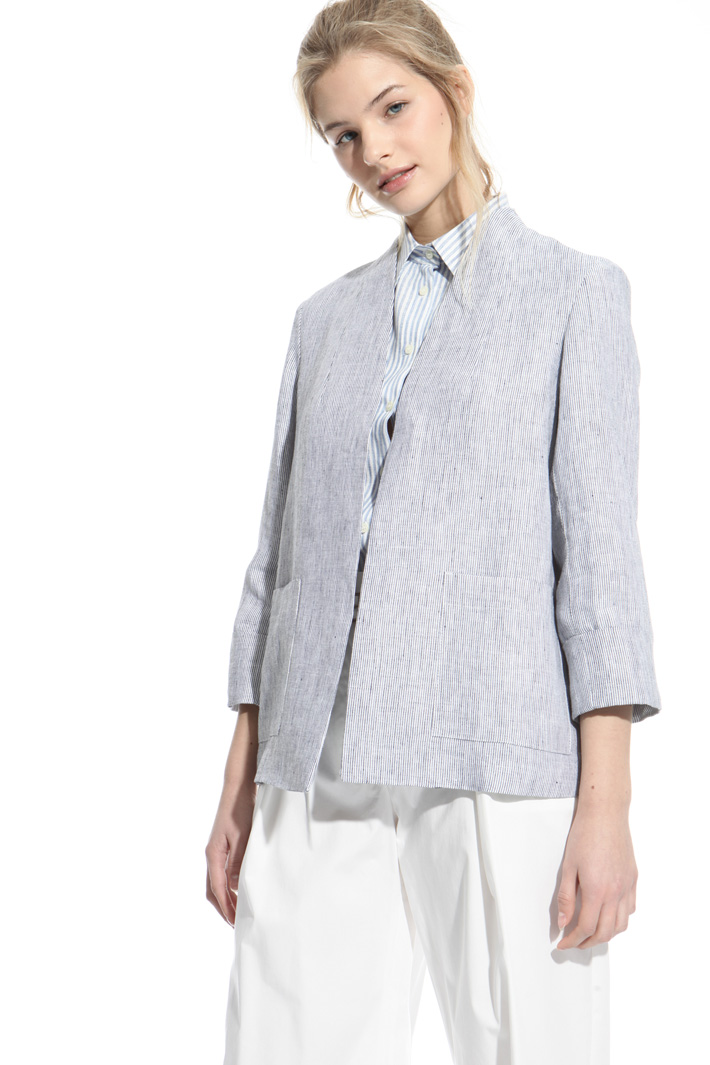 Deconstructed linen jacket Intrend Deconstructed linen jacket Intrend