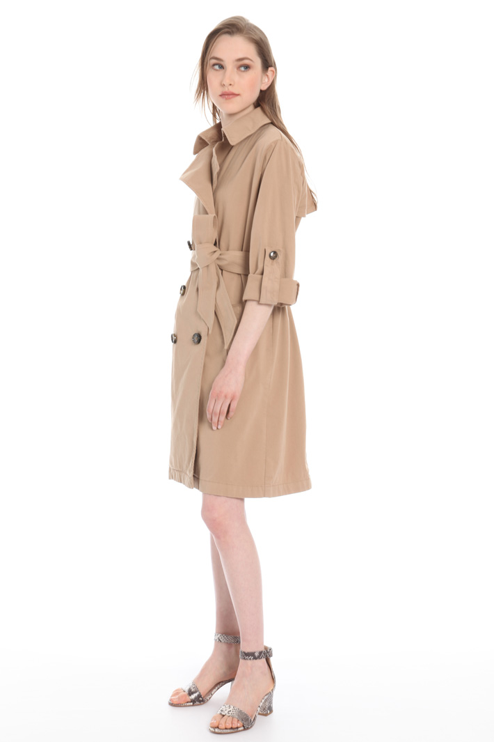 Loose fit cotton trench Intrend Loose fit cotton trench Intrend