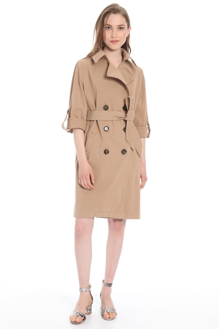 Loose fit cotton trench Intrend Loose fit cotton trench Intrend
