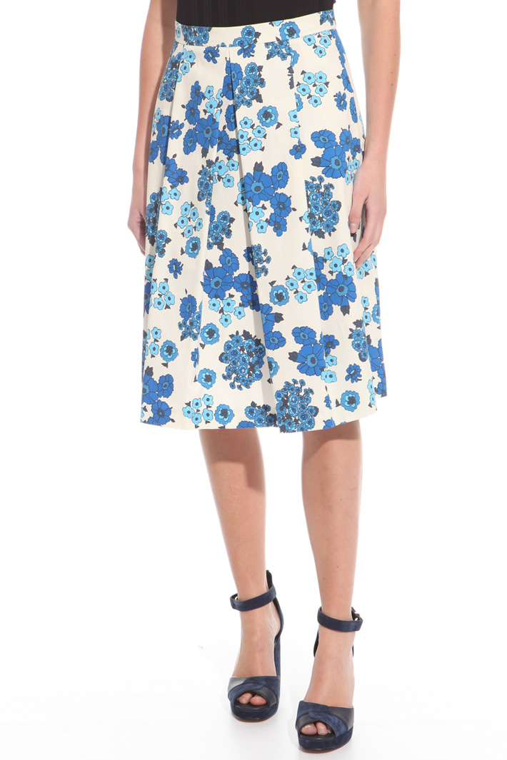 Pleated printed skirt Intrend Pleated printed skirt Intrend