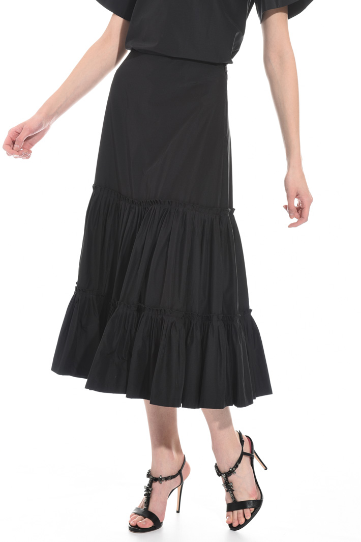 Flounced hem skirt Intrend Flounced hem skirt Intrend