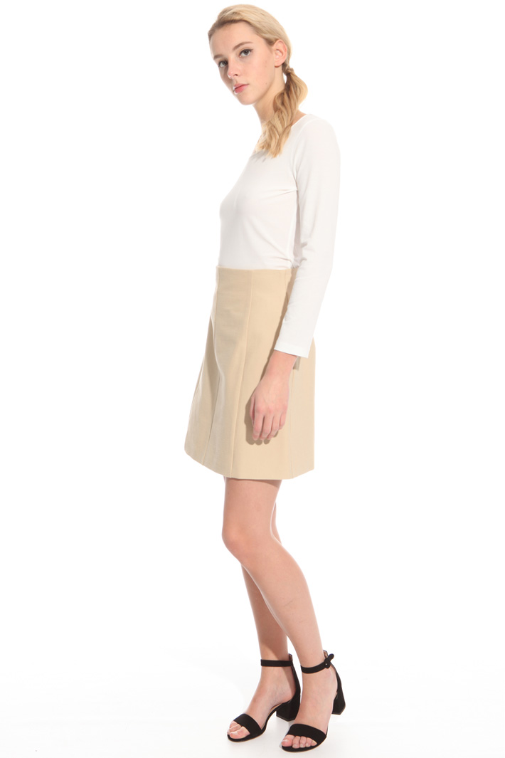 Cotton canneté skirt Intrend Cotton canneté skirt Intrend