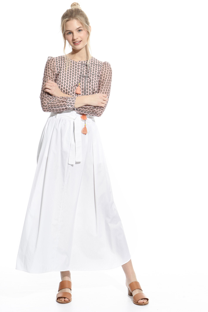 Relaxed-fit poplin skirt Intrend Relaxed-fit poplin skirt Intrend