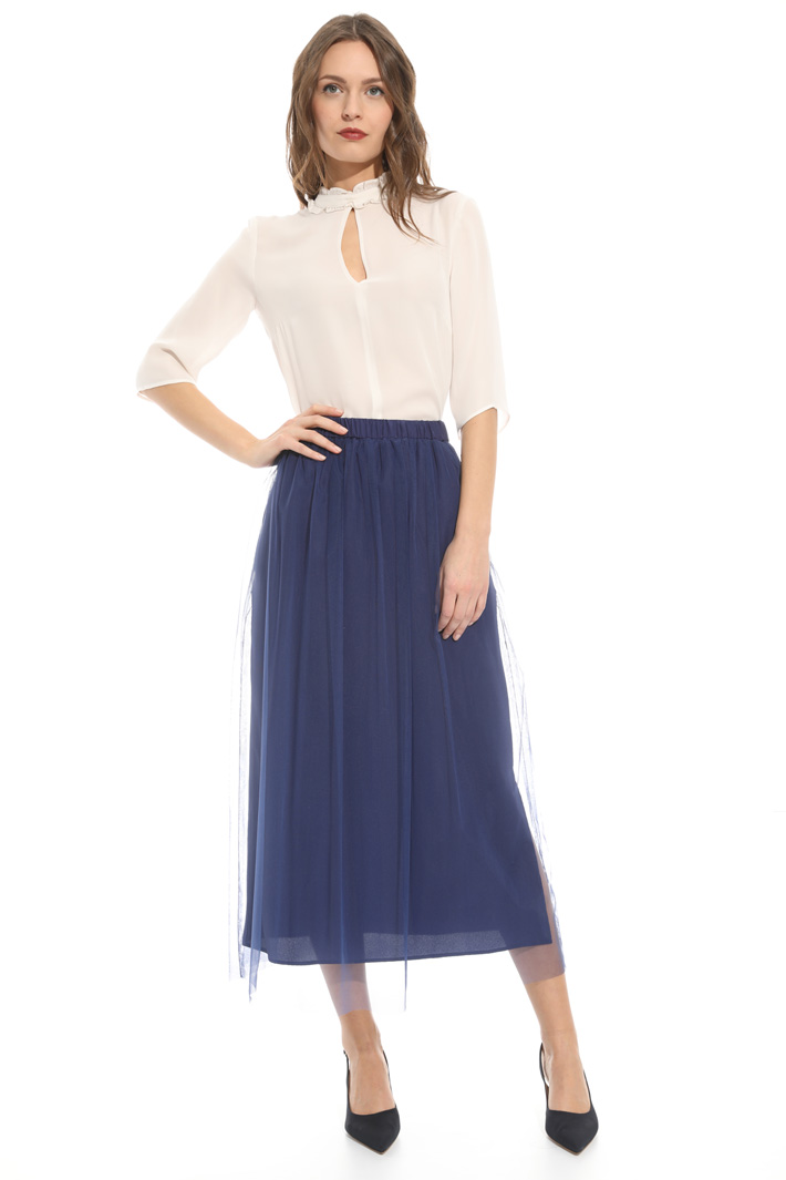 Fil coupé tulle skirt Intrend Fil coupé tulle skirt Intrend