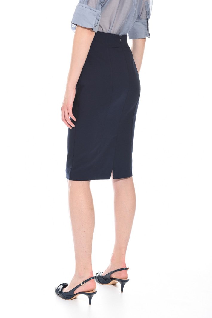 Stretch cotton pencil skirt Intrend Stretch cotton pencil skirt Intrend