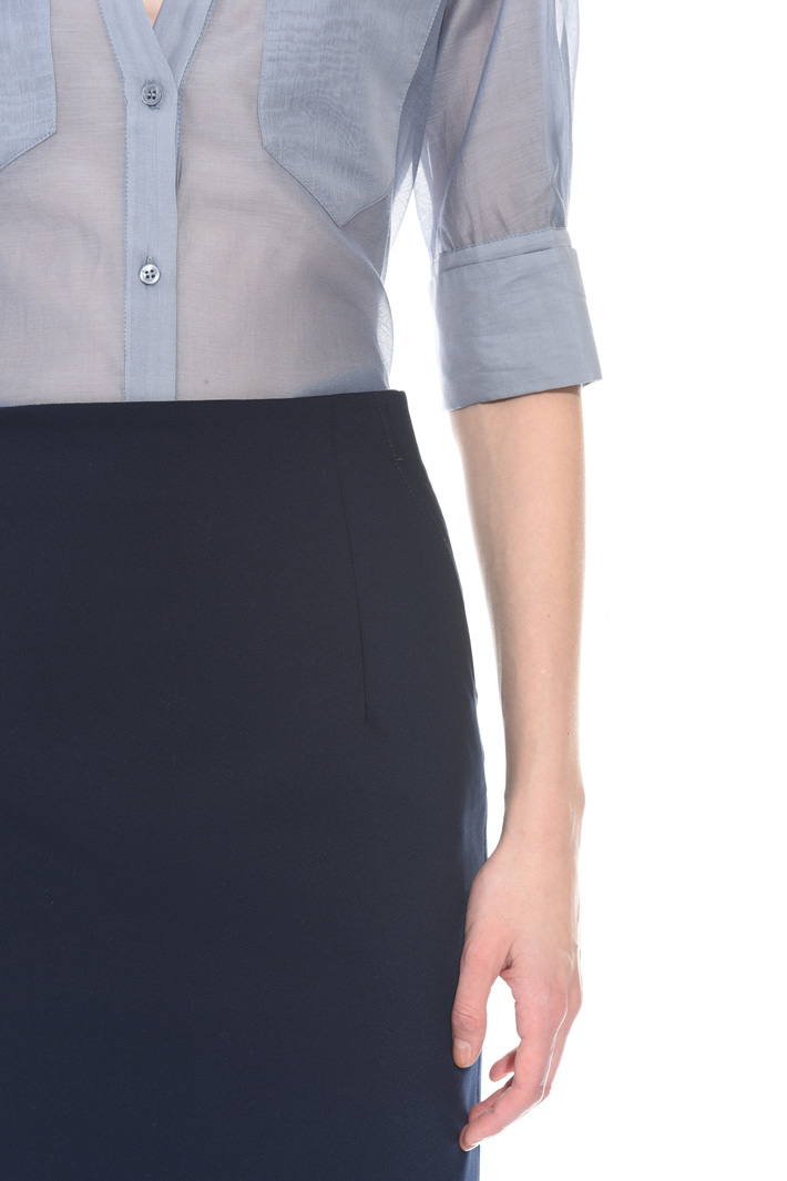 Stretch cotton pencil skirt Intrend Stretch cotton pencil skirt Intrend