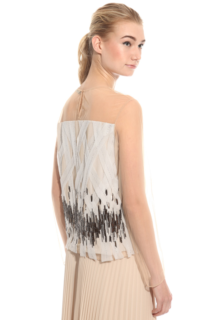 Top in tulle ricamato Intrend Top in tulle ricamato Intrend
