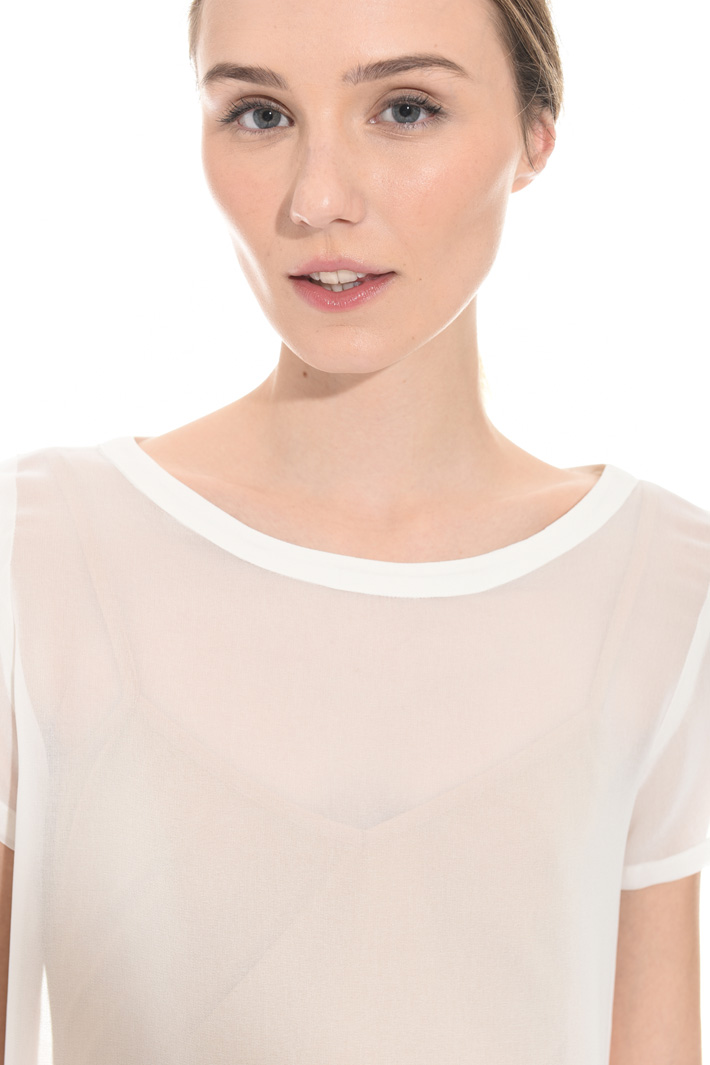 Sheer georgette top Intrend Sheer georgette top Intrend