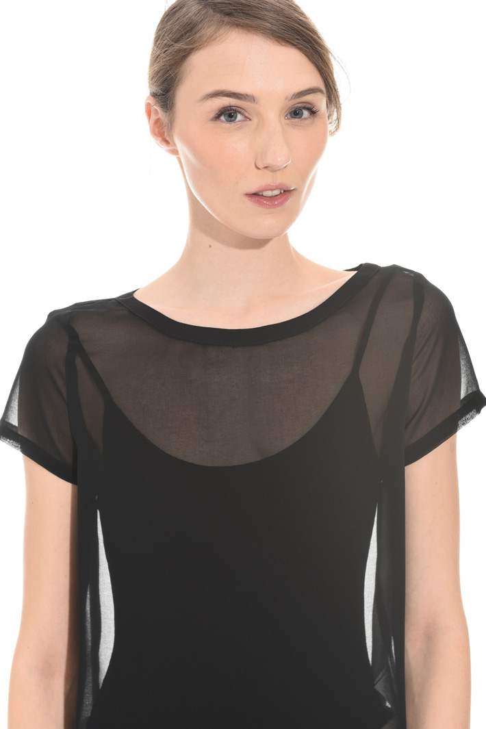Sheer georgette top Intrend Sheer georgette top Intrend